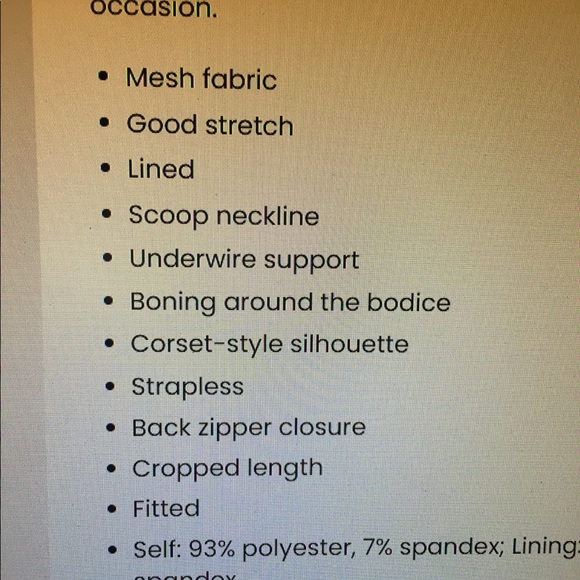 PAC sun mesh corset - Picture 8 of 8